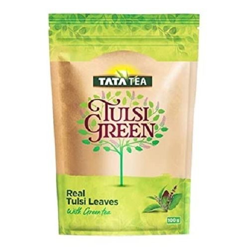 Green Real Tulsi Leaf Tea Pouch 100 G