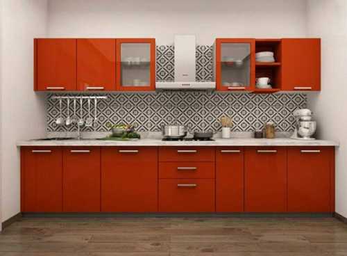 Brown High Strength Modular Kitchen