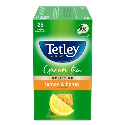 Tetley Green Tea Bags 25 Pcs Lemon And Honey - Physical Form: Powder