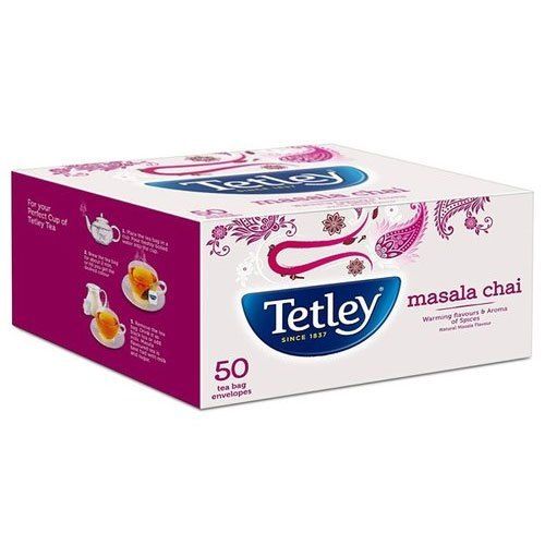 Tetley Leaf 50 Pcs Tea Bags Masala