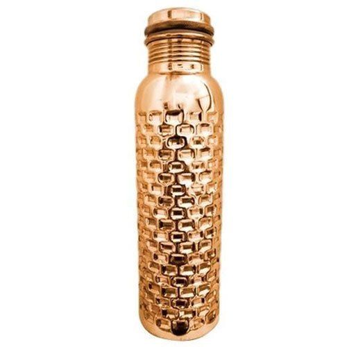 Various Colors Are Available Brick Copper Bottle With Screw Cap