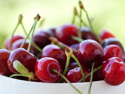 FDA Certified Hygenically Packed Juicy Dark Red Organic Fresh Cherries