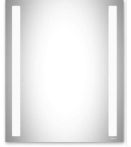 Kohler Anti Fog Touchless Reve Lighted Metal Rectangular Mirror Size: 5.5 X 100 X 65 Cm