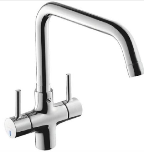 Metal Kohler Cuff Dual Handle Kitchen Brass Faucet