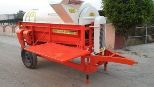 Red And White Premium Harnam Paddy Thresher