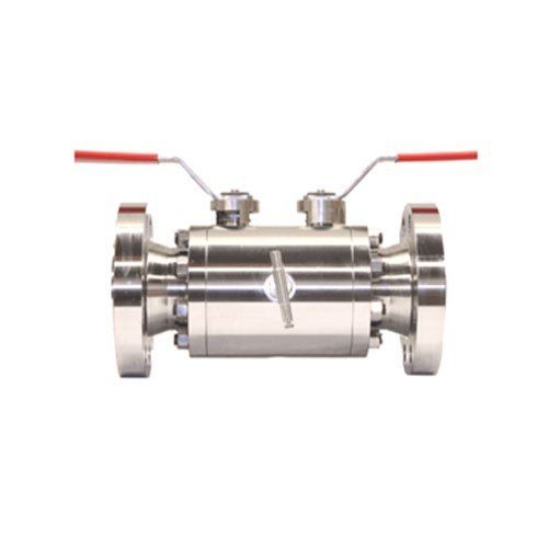 Polished Stainless Steel Double Block Bleed Ball Valve