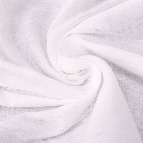 Shrink-Resistant White Color Plain Spunlace Nonwoven Fabric