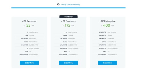 cPanel Hosting Service with Unlimited Bandwidth