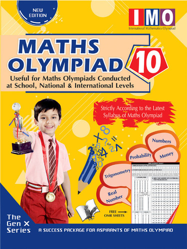 International Maths Olympiad - Class 10 (With Omr Sheets) - A4 Size, Glossy Paper, 496 Grams | Offset Printing, Enhanced Education Experience