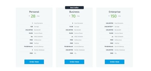 Linux Shared Hosting Service with Unlimited Bandwidth