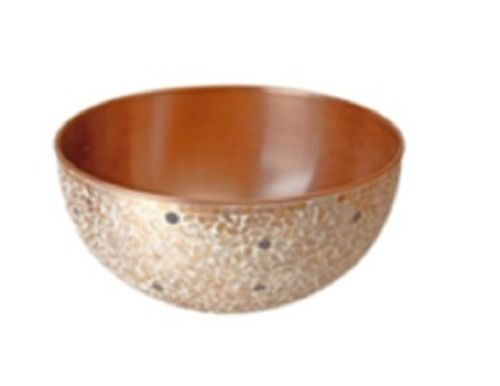 Brown Pedestal Designer Copper Wash Basin For Bathroom Fitting