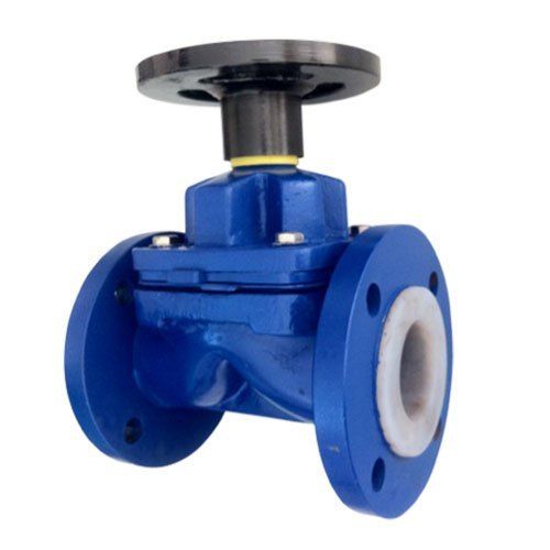 Reliable Nature Mild Steel Flanged Diaphragm Valve Application: Industrial