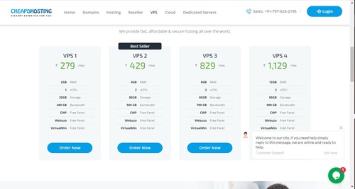 VPS Hosting with 80GB Storage Service