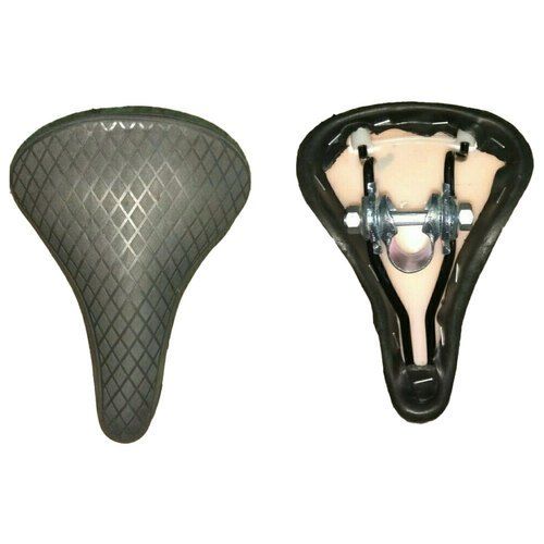 Black Pvc Kids Bicycle Seat