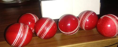 Longer Utility Life Genuine Leather Red Cricket Ball