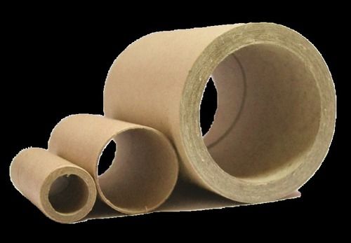 Round Hard Texture Plain Brown Kraft Paper Tube