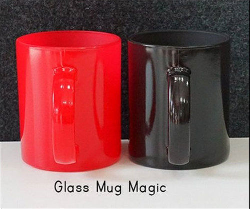 Plain Glass Round Ceramic Mug