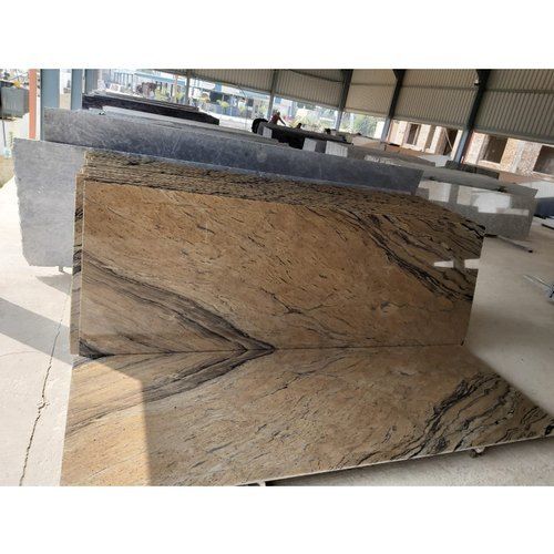 Prada Gold Polished Granite Slab Size: 10X3 Feet