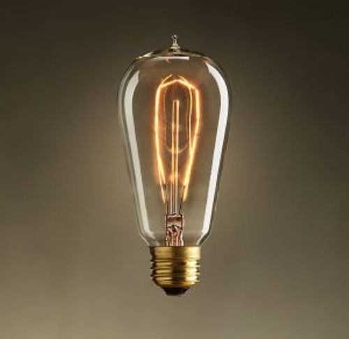 Carbon Filament Light Bulb Body Material: Ceramic