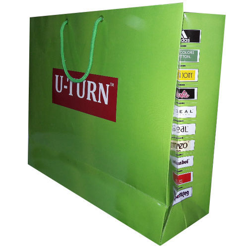 Green Paper Shopping Bags