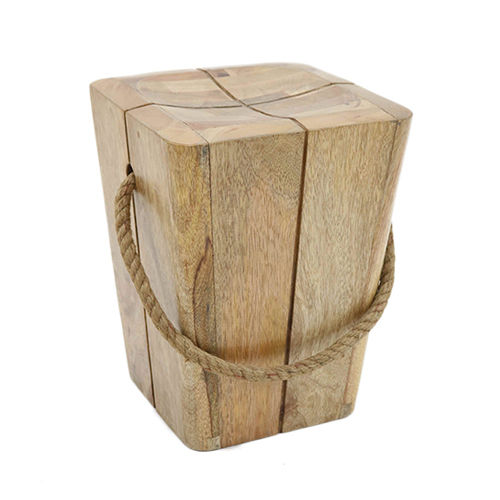 Handmade Bucket Wooden Stool