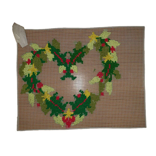 Heart Knitted Coaster