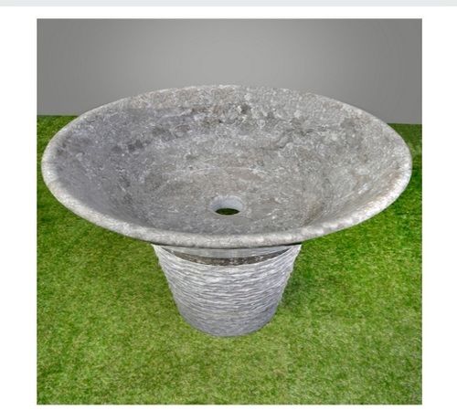 Italian And Onyx Marble Grey Color Wash Basins