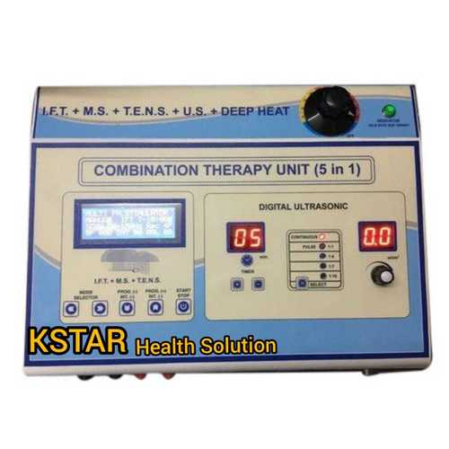 K5In1 Kstar Combination Machine 5-In-1 (Ift + Tens + Ms + Us + Deep Heat Therapy) Microcontrolled Base