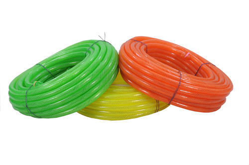 Round Shape Multicolor Pvc Braided Hose Pipe With Thickness Of 2mm To 3mm