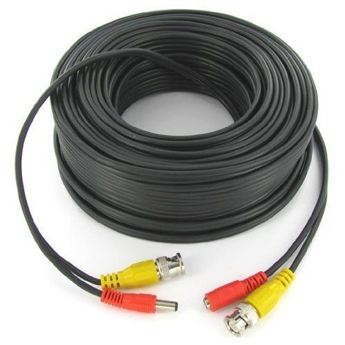 Black 3 In 1 Wire Full Copper Cctv Camera Wire