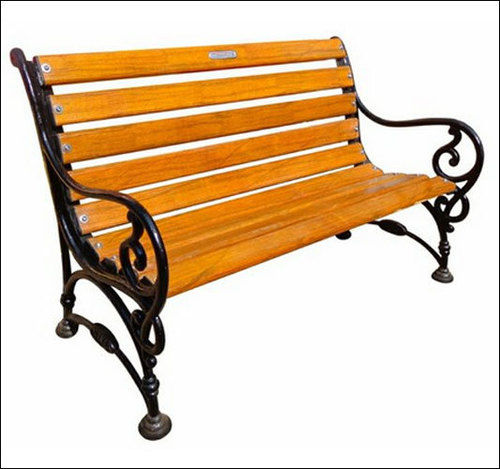 3 Seater FRP Garden Bench With Back
