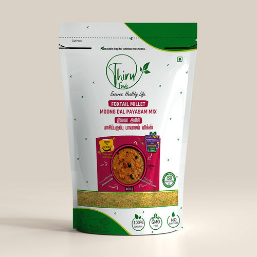 Foxtail Millet Moong Dal Payasam Mix - Thiru Foods Calories: 392