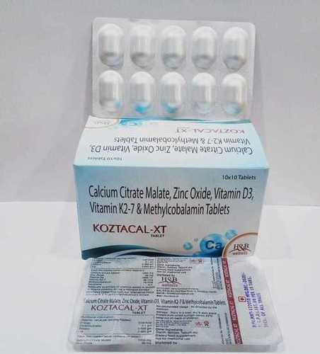 Koztacal-Xt Tablets Ingredients: Calcium Citrate Malate