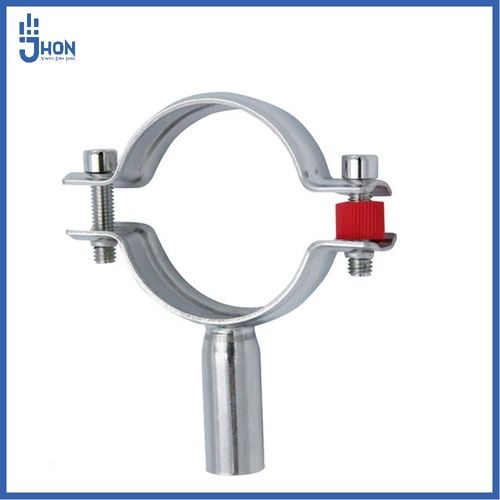 Stainless Steel Sanitary Pipe Holder Clamp With Long Handle