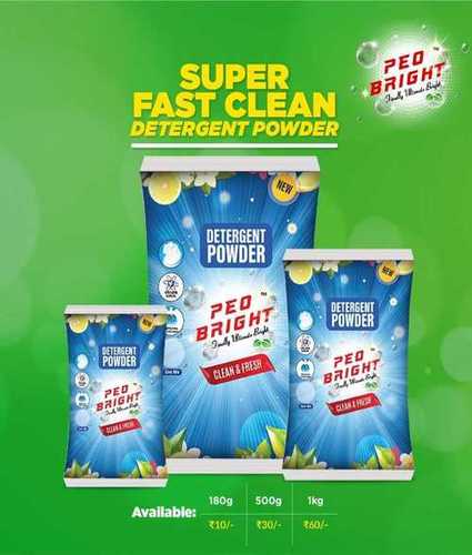 Blue Super Fast Clean Detergent Powder