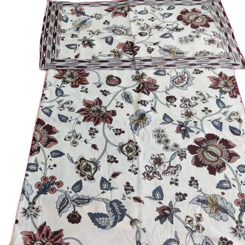 Beautiful Flower Printed Bedsheet