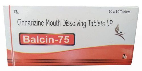 Cinnarizine Mouth Dissolving IP Tablets