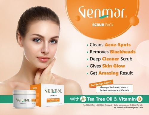 Genmar Scrub Pack For Cleans Acne Spots Use: Face