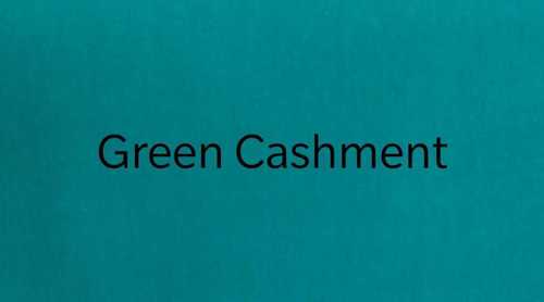 Green Plain Cashment Fabric