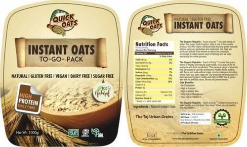 High In Fiber TOR Instant Oats