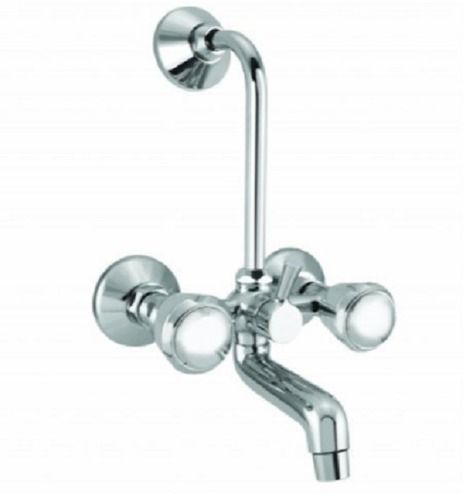 Telephonic Wall Mixer With L Bend For Bathroom Fitting