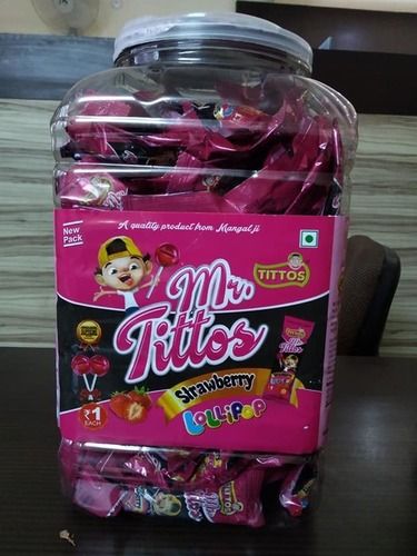Tittos Strawberry Lollipop 400g Pack