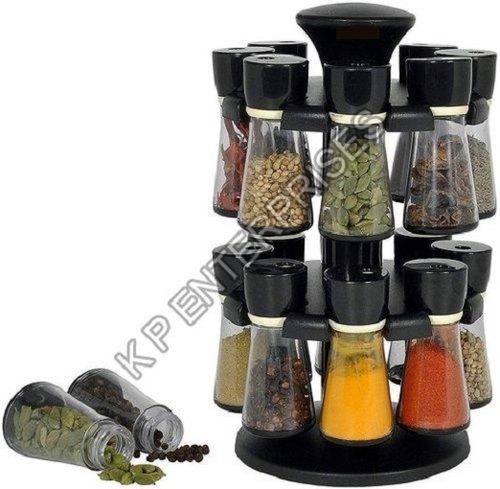 16 Jar Spice Rack (Durable, High Quality) Use: Home