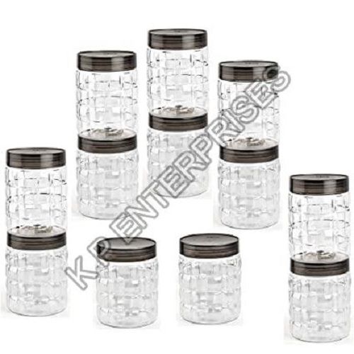 White Checkers Plastic Container (Good Quality, High Strength)