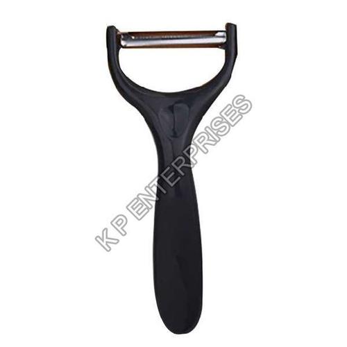 Black Potato Peeler (Plastic And Stainless Steel)