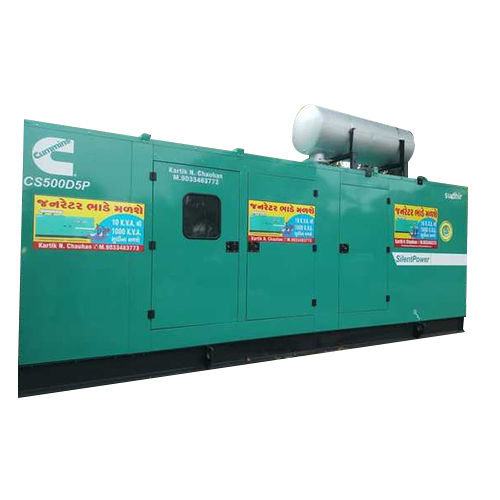 500 K.V.A Silent Diesel Generator On Rent