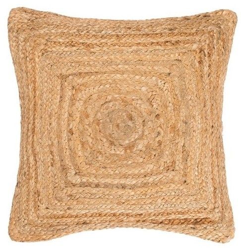 Natural Braided Jute Cushion Cover