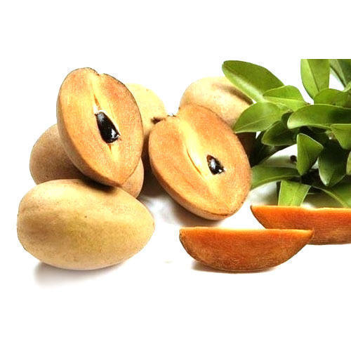 Calories 83 Kcal Total Fat 1.1 g Total Carbohydrate 20 g Healthy and Natural Brown Fresh Sapota