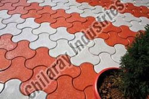 Available In Many Colors Interlocking Cement And Concrete Plain Paver Block