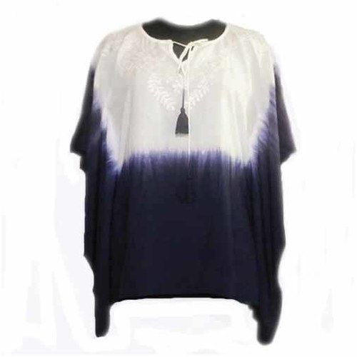 Ladies Dual Colour Rayon Tie Dye Kaftan